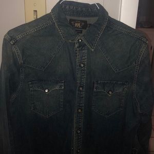DOUBLE RRL DENIM SHIRT